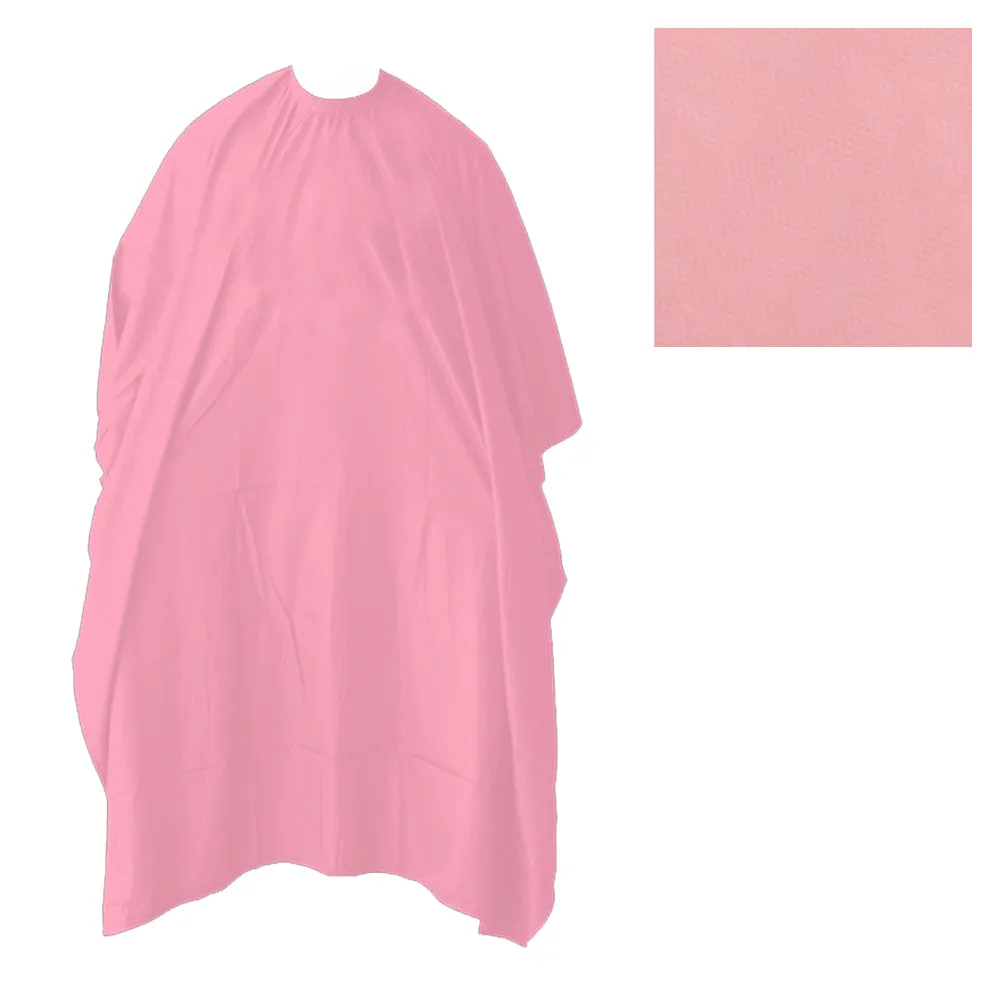 3 Hair Cutting Cape Salon Hairdressing Apron Barber Pink Gown Shampoo Disposable