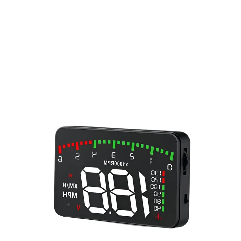 3.5 Inch Vehicle Head Up Display Car Speed Engine Revs Water Temp Voltage Mileage
