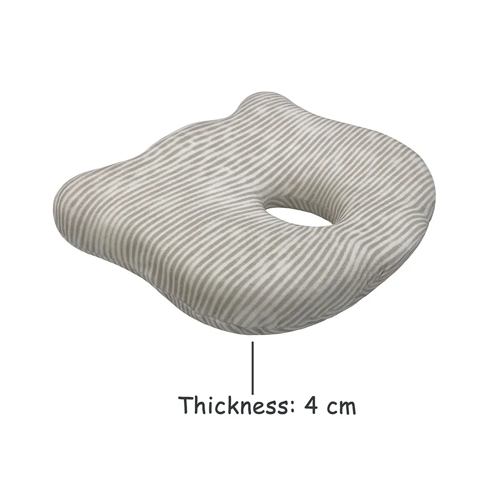 Abracadabra Memory Foam Baby Head Shaping Pillow - Grey Stripe