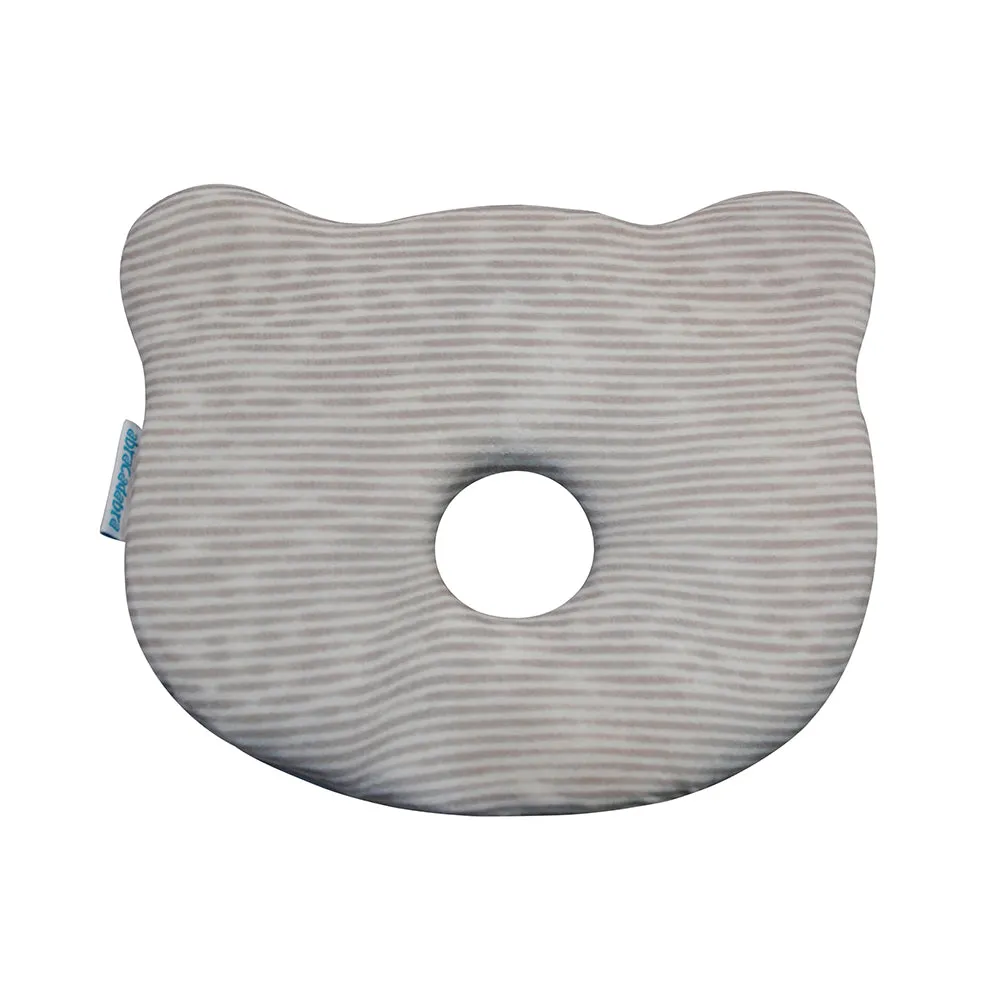 Abracadabra Memory Foam Baby Head Shaping Pillow - Grey Stripe