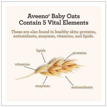 Aveeno Baby Daily Moisture Gentle Body Bath Wash & Shampoo, Oat Extract - 12oz