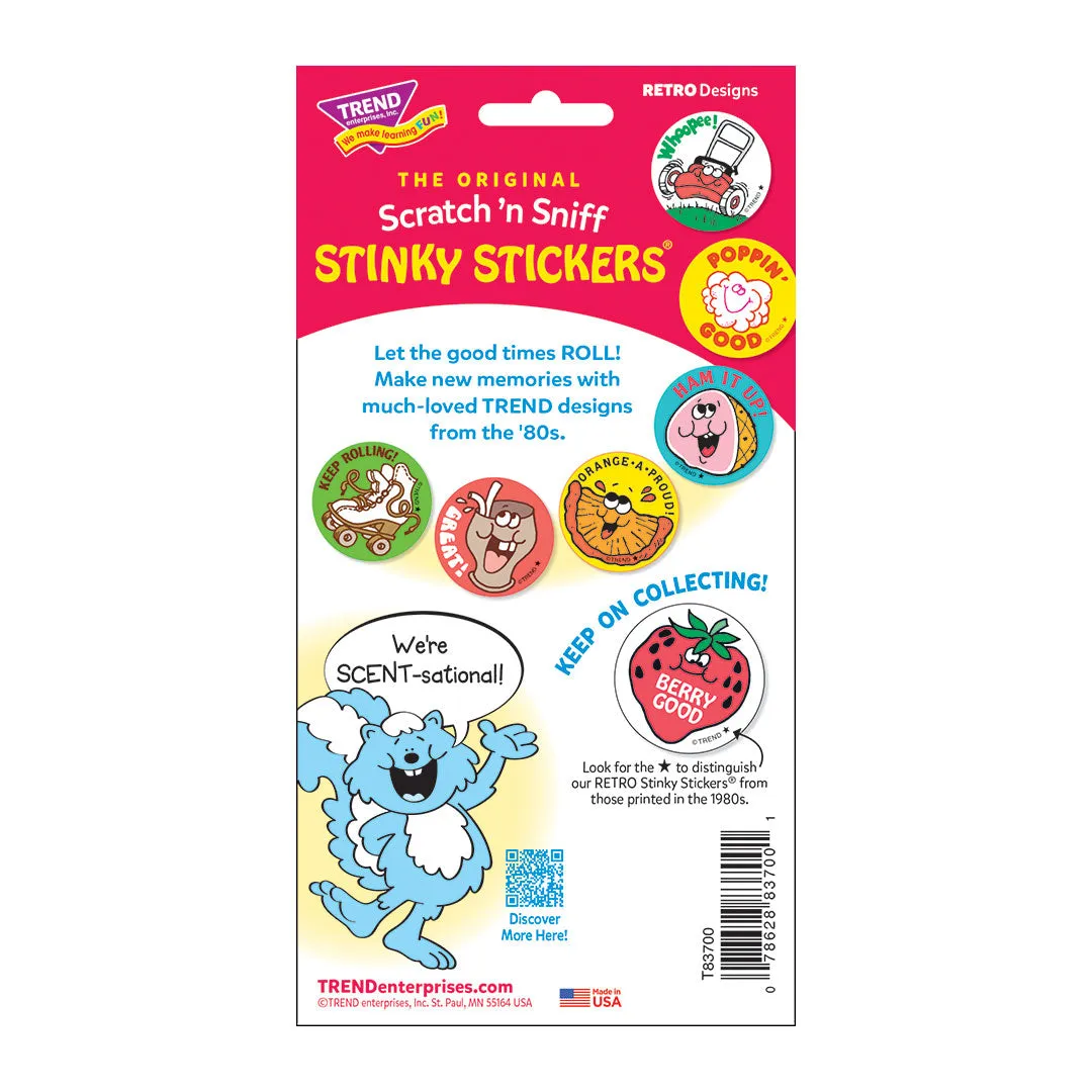 Bewitching, Licorice Stick scent Retro Scratch 'n Sniff Stinky Stickers®
