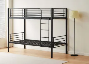 Bircham Bunk (Black) with Mattresses Bundle
