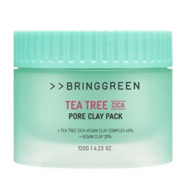 BRINGGREEN Tea Tree Cica Pore Clay Pack 120g