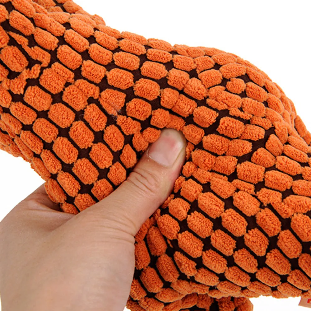 Dinosaur Interactive Dog Plush Squeaker Toy