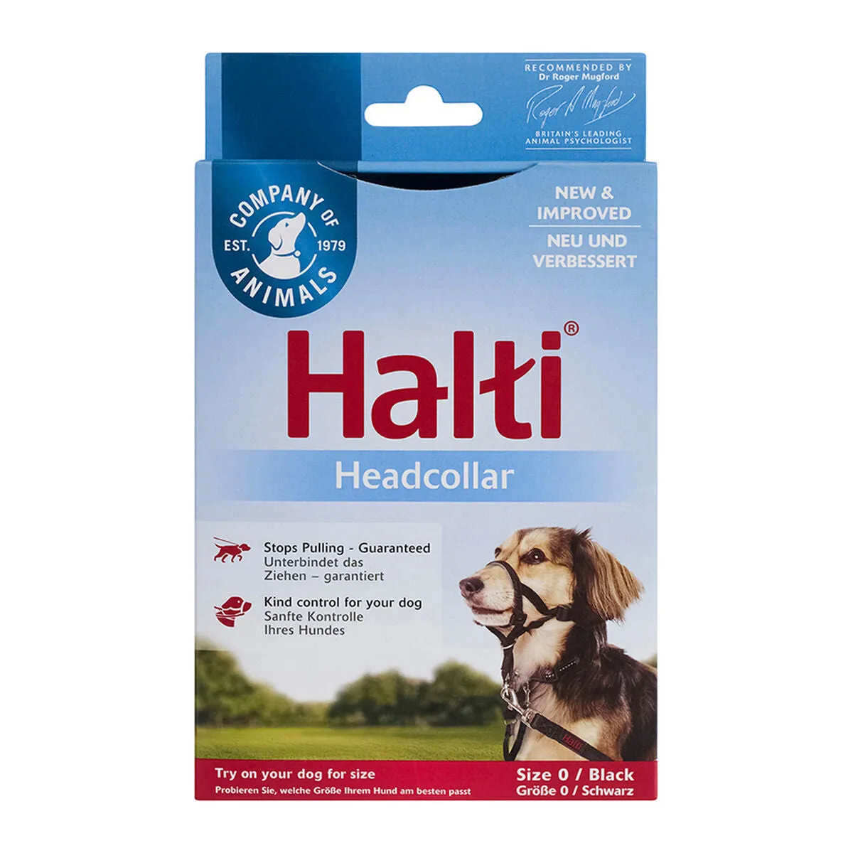 Dog Training Collars by Company of Animals Halti Black Muzzle 2936 Cm