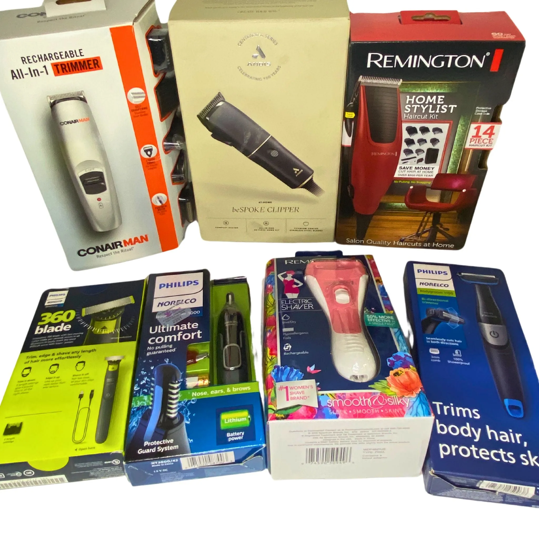 Electric Hair Removers Mix includes Clippers , Trimmers , Haircut Kits (30 Pcs Lot)