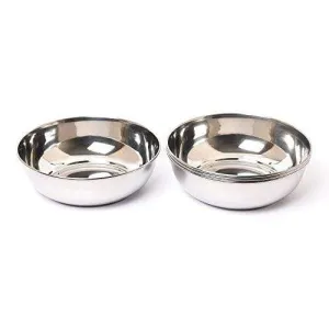 Embassy Punjabi Vati / Serving Bowl, Size 11, 1400 ml, 20.5 cms (Pack of 4, Stainless Steel)