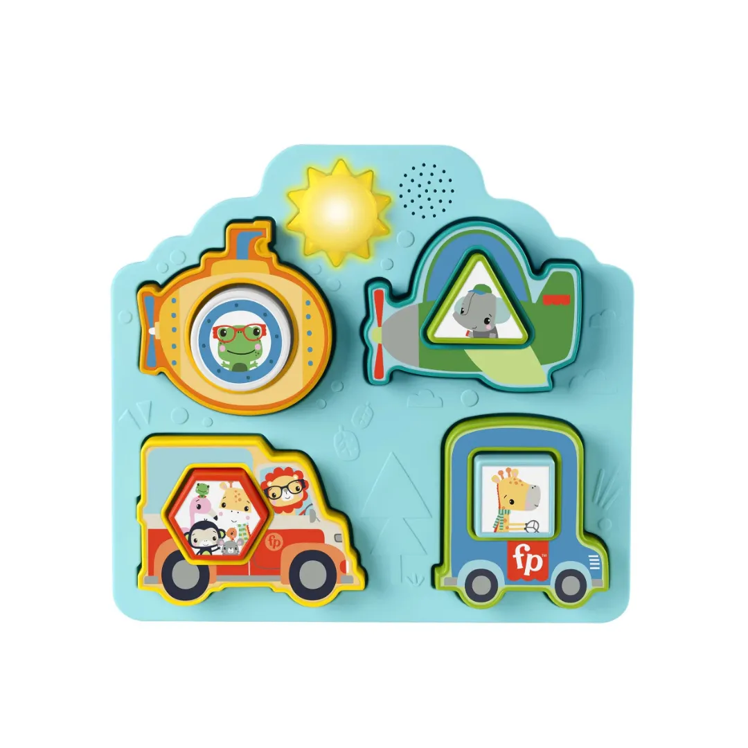 Fisher-Price Shapes & Sounds Vehicle Puzzle 9m 