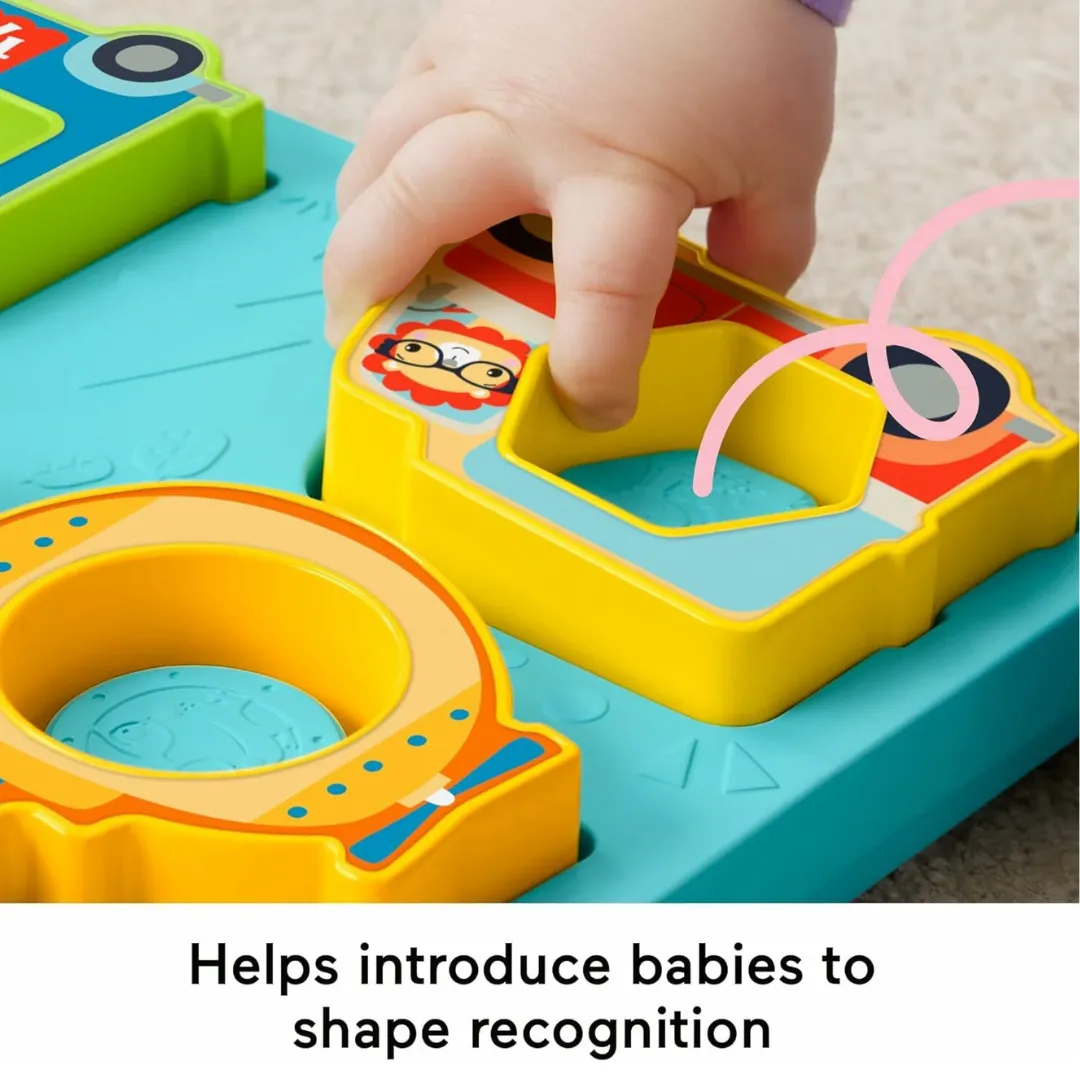 Fisher-Price Shapes & Sounds Vehicle Puzzle 9m 