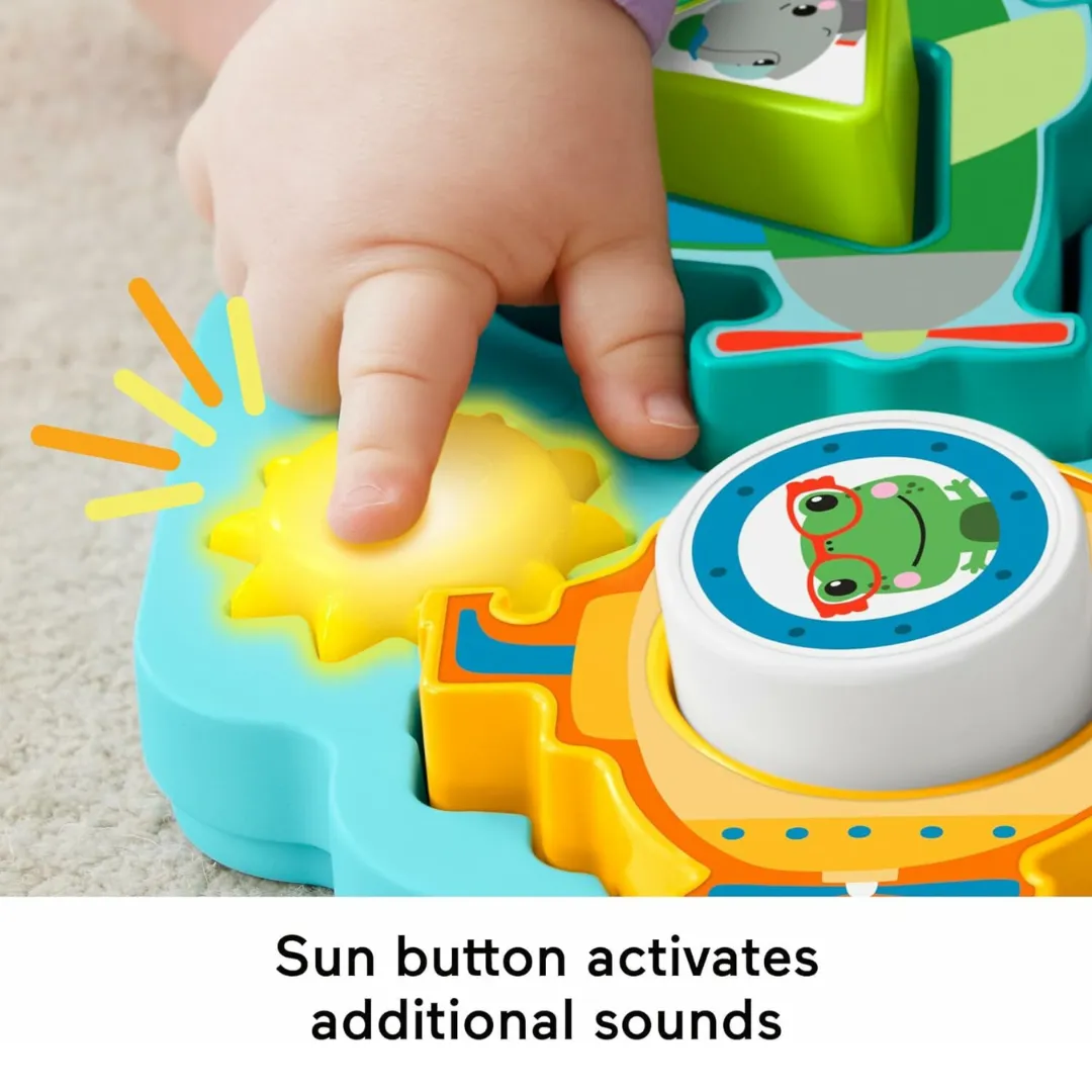 Fisher-Price Shapes & Sounds Vehicle Puzzle 9m 