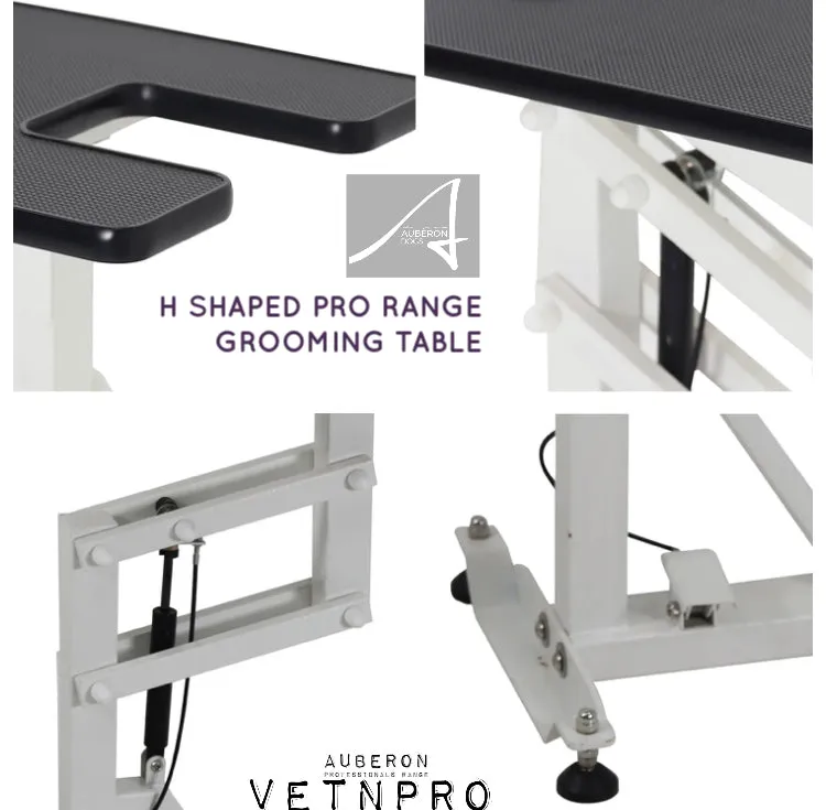 H - Shaped Pro-Range Grooming Table Hydraulic Lift “Easy Reach”  Underbelly & Legs