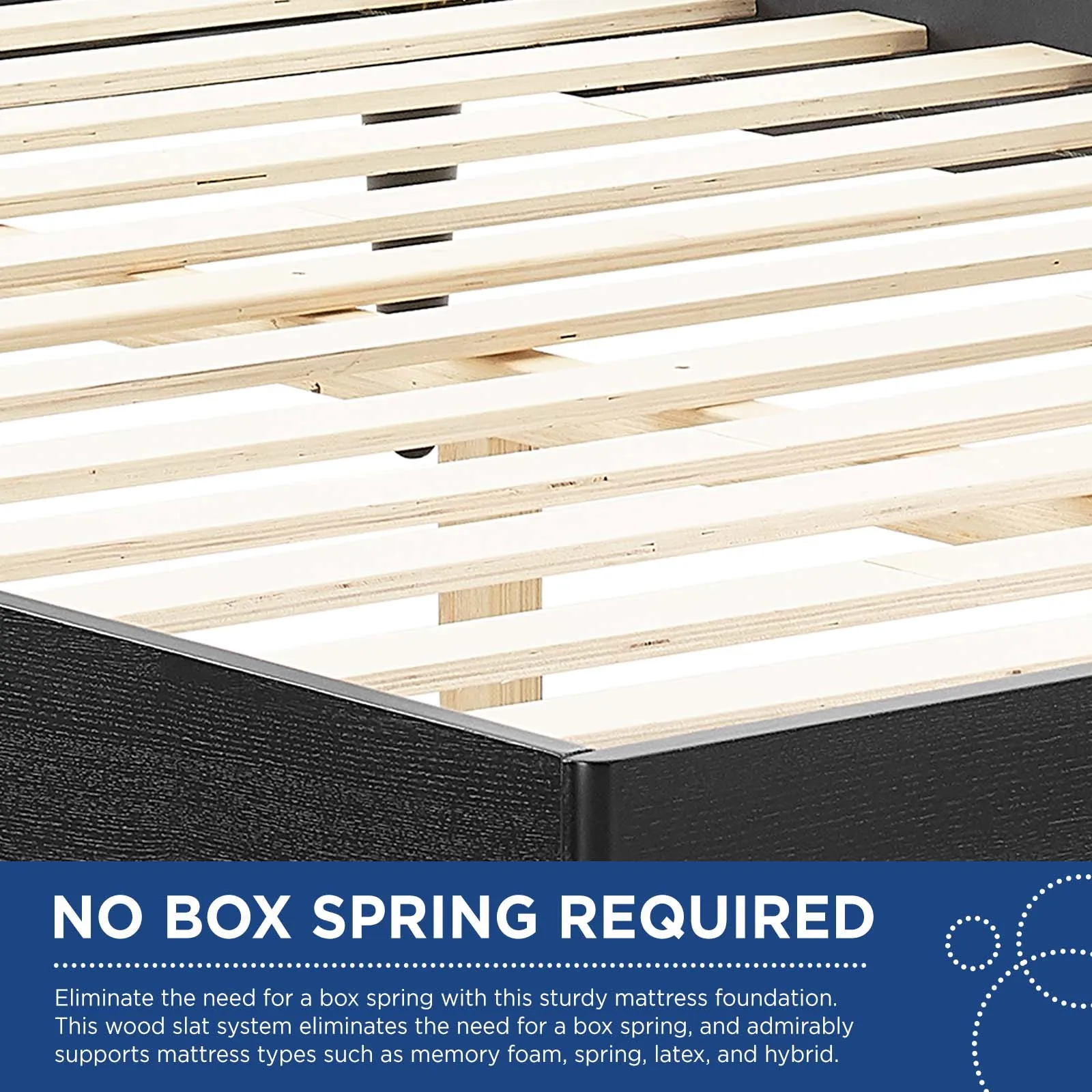 Kelsea Cane and Wood Queen Platform Bed With Splayed Legs