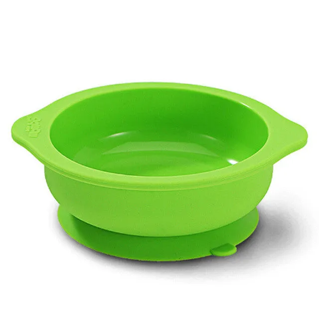 Mambobaby Baby Kids Child Feeding Lid Training Bowl Cartoon Binaural Baby Feeding Tableware Children Plate Sucker Bowl