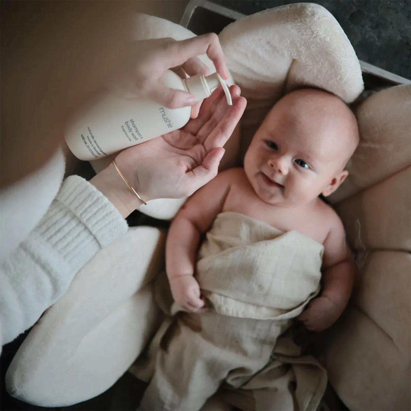 Mushie Fragrance-Free Baby Shampoo & Body Wash