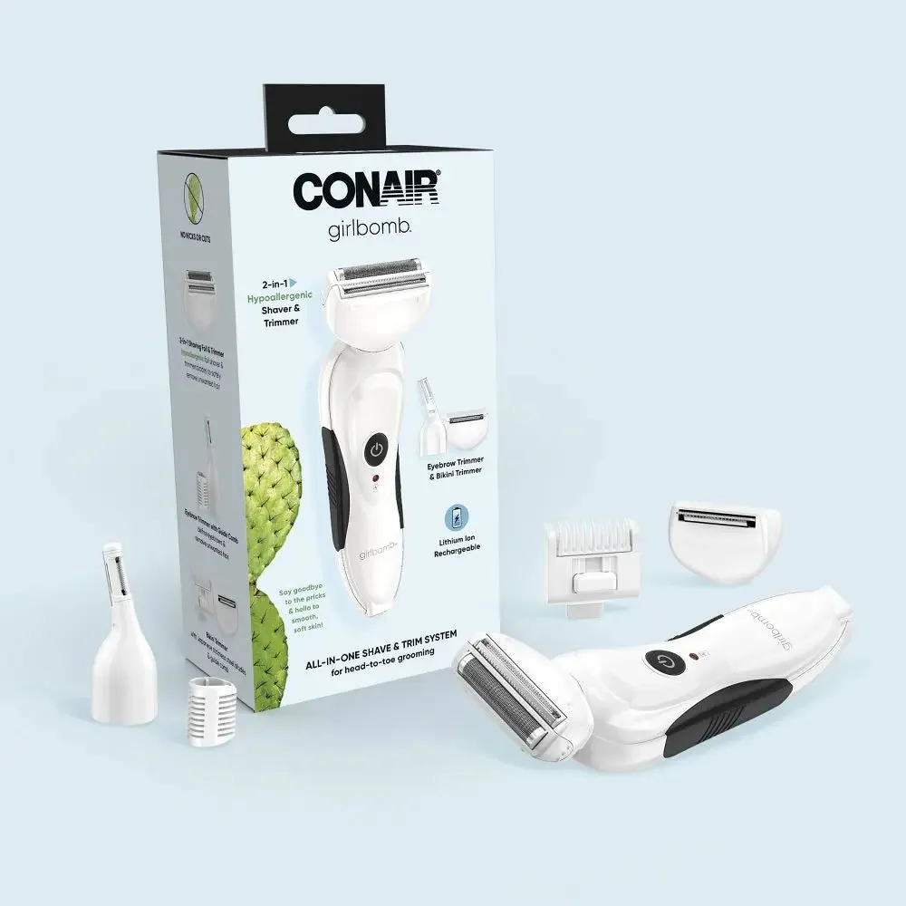 Open Box - Conair Girlbomb All-in-One Shave & Trim System