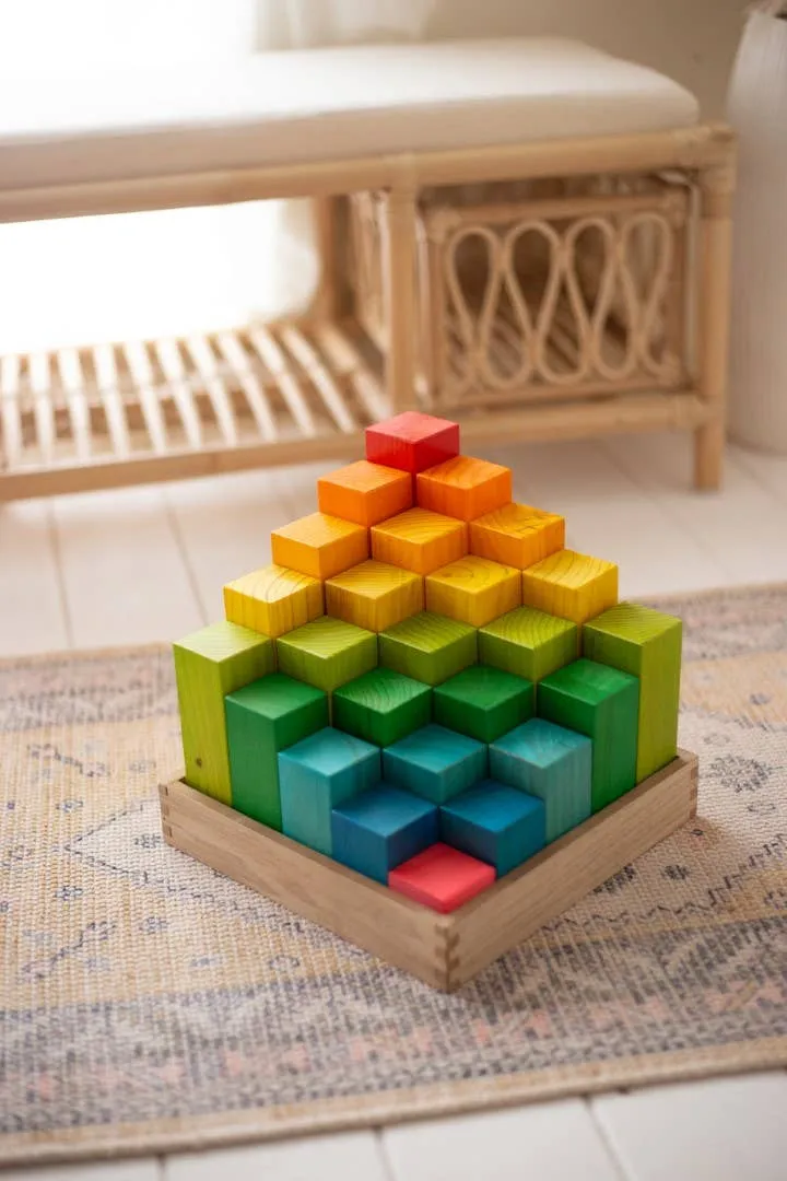 Rainbow Building Blocks | Q Toys