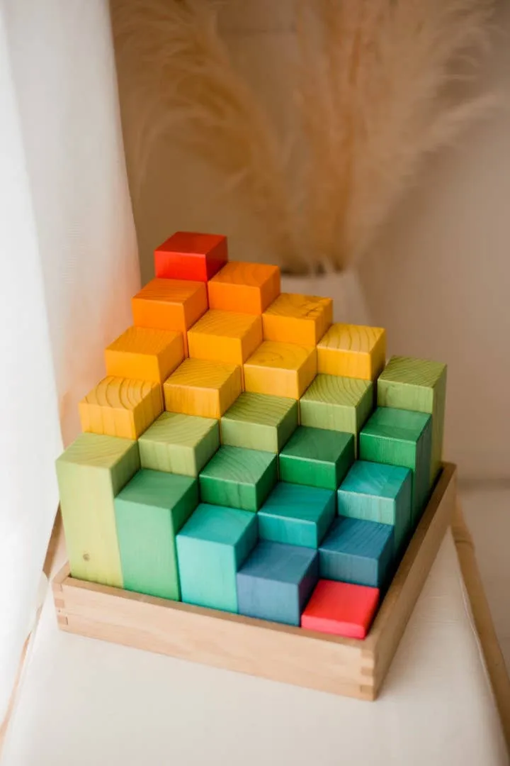 Rainbow Building Blocks | Q Toys