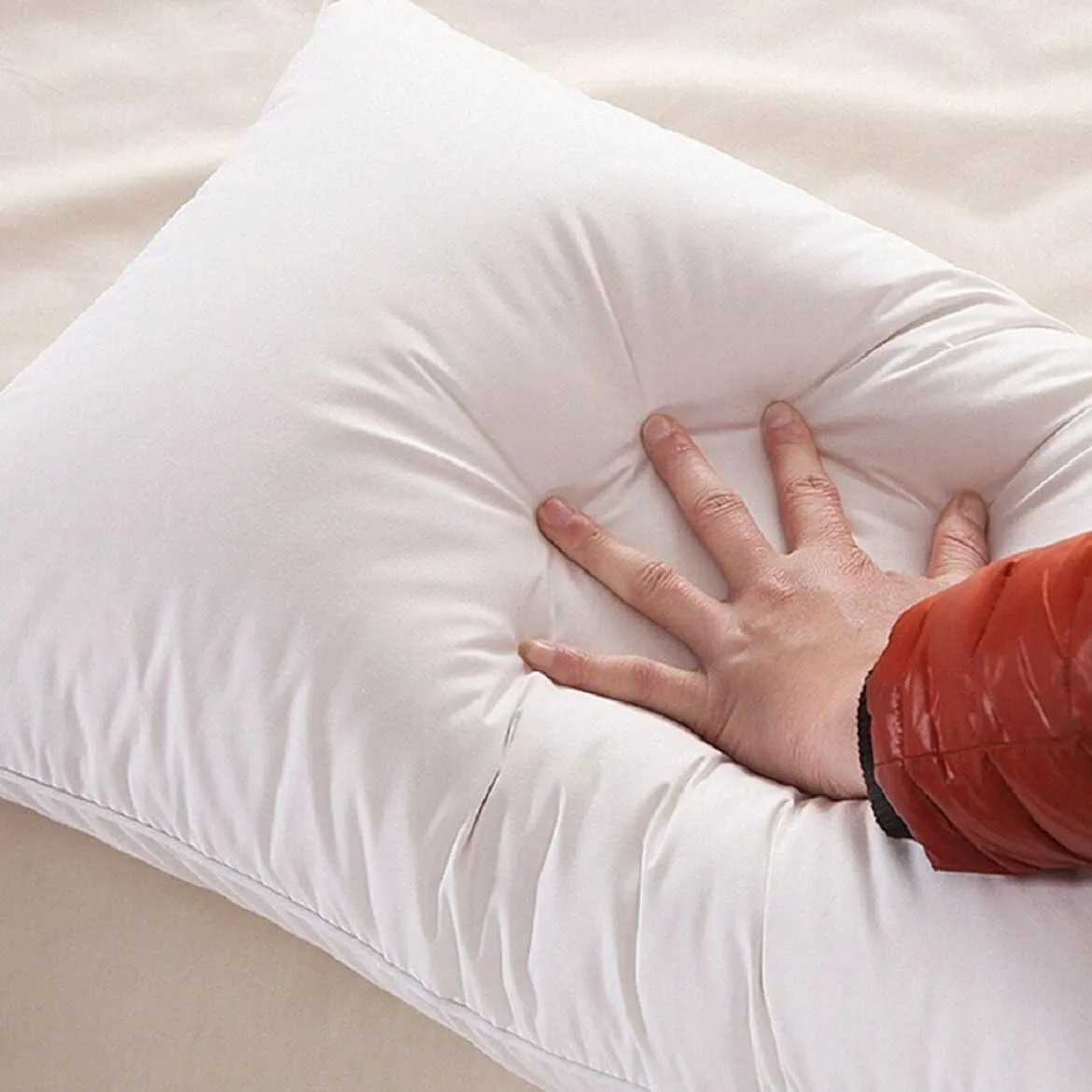 Sleppwell Microfiber Pillow Set of 2, Soft Pillows for Beds, Sofas, Chairs, Couches, Mattresses & More