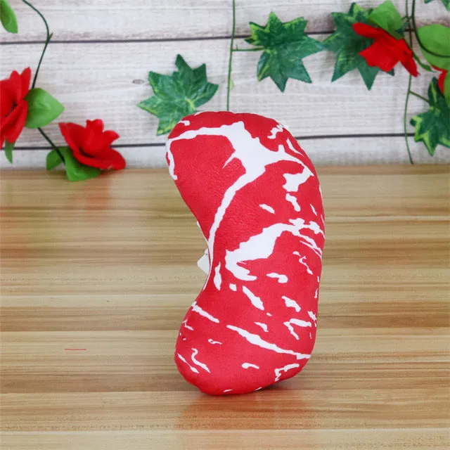 Squeaky Food Chew Toys