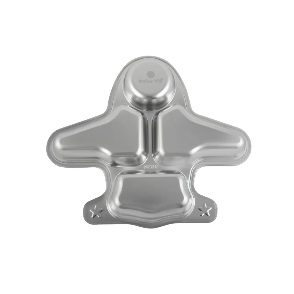 Stainless Steel Airplane Lunch Plate