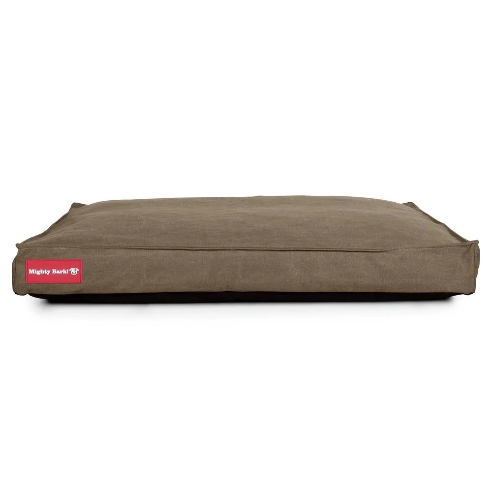 The Mattress Orthopedic Classic Memory Foam Dog Bed - Canvas Earth