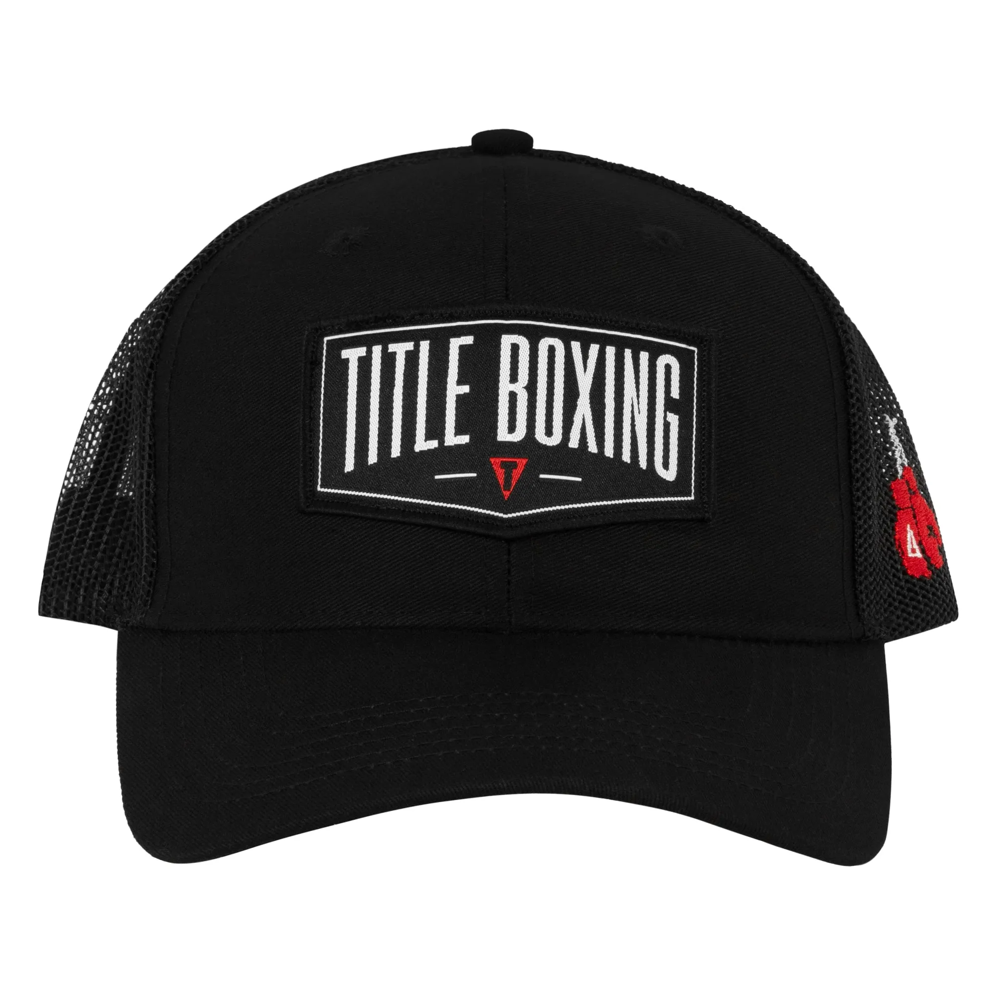 TITLE Boxing Banner Adjustable Mesh Snapback Cap